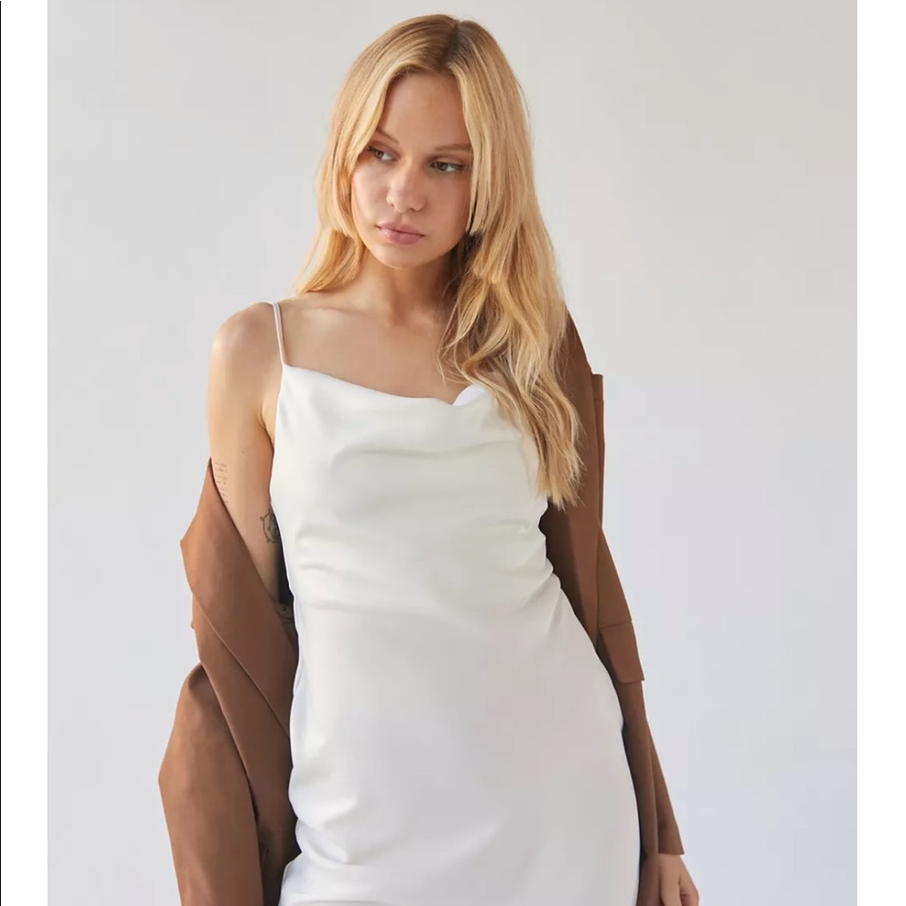 Urban Outfitters Mallory Cowl Neck Slip Dress
